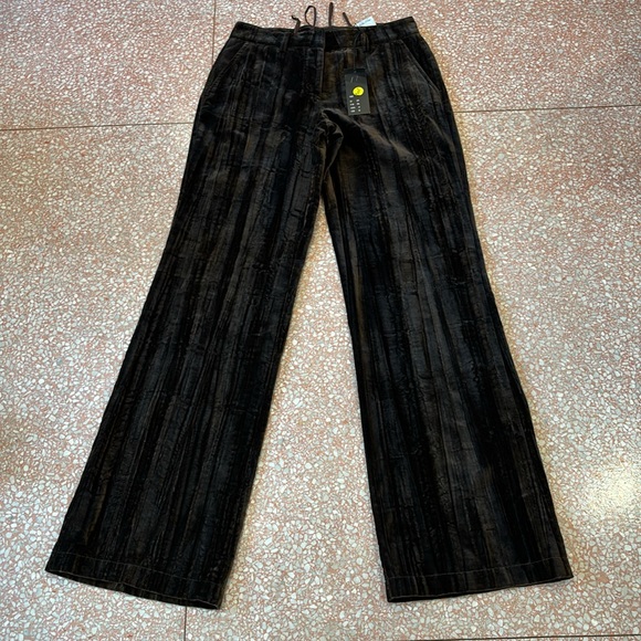 CAMBIO Pants - CAMBIO Designer Crushed Velvet Trousers Size 4